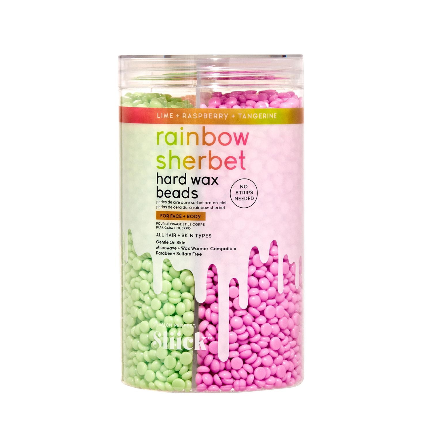 Salon Perfect Sliick - Billes De Cire Sorbet Arc-En-Ciel - 15 Oz