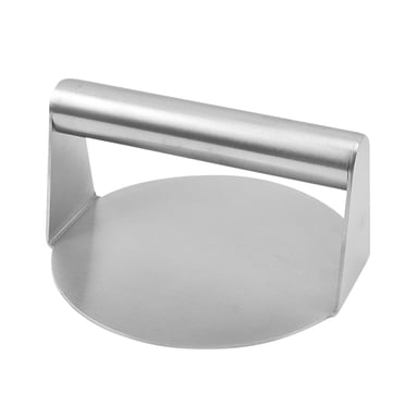 EGNMCR Presse à Burger en Acier Inoxydable, Presse à Burger avec Poignée pour Cuisson sur Gril à Surface Plane, Accessoires de Gril pour la Préparation de Steak, Presse à Burger Rouille et Facile à Nettoyer
