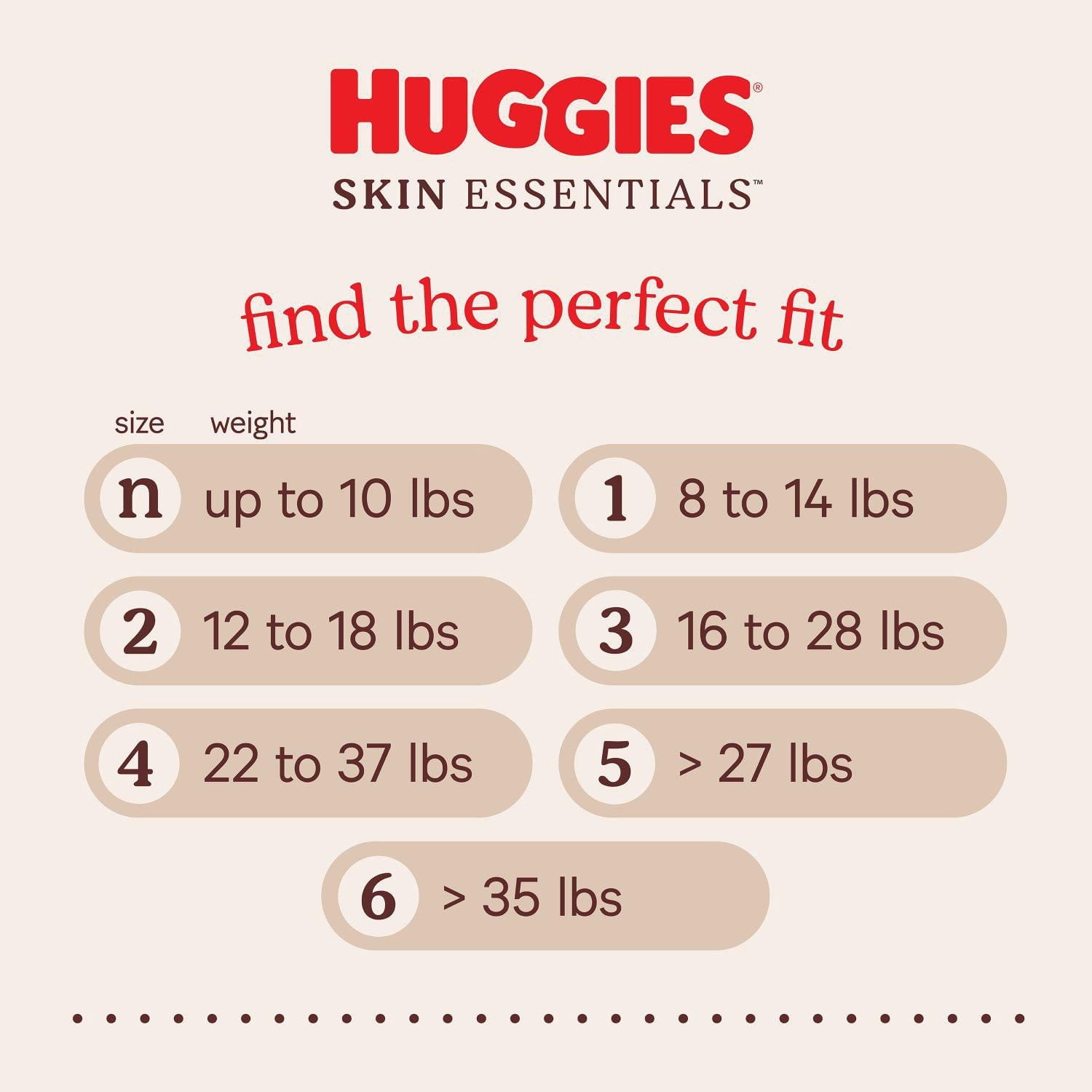 Huggies Skin Essentials Baby Diapers, Sizes NB-6