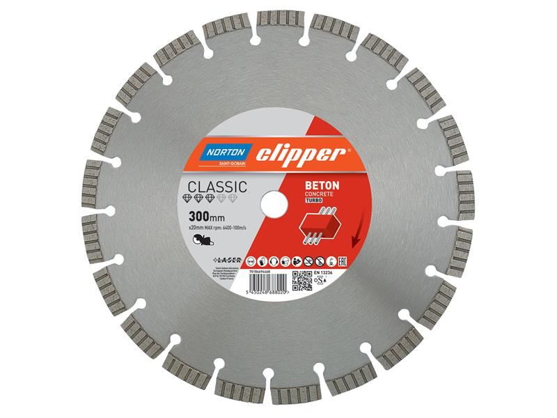 Norton Clipper - Classic Beton Diamond Blade 230 x 22.23mm