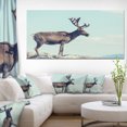 thumbnail image 1 of Large Reindeer in Norway - Abstract Canvas Art Print, 1 of 3