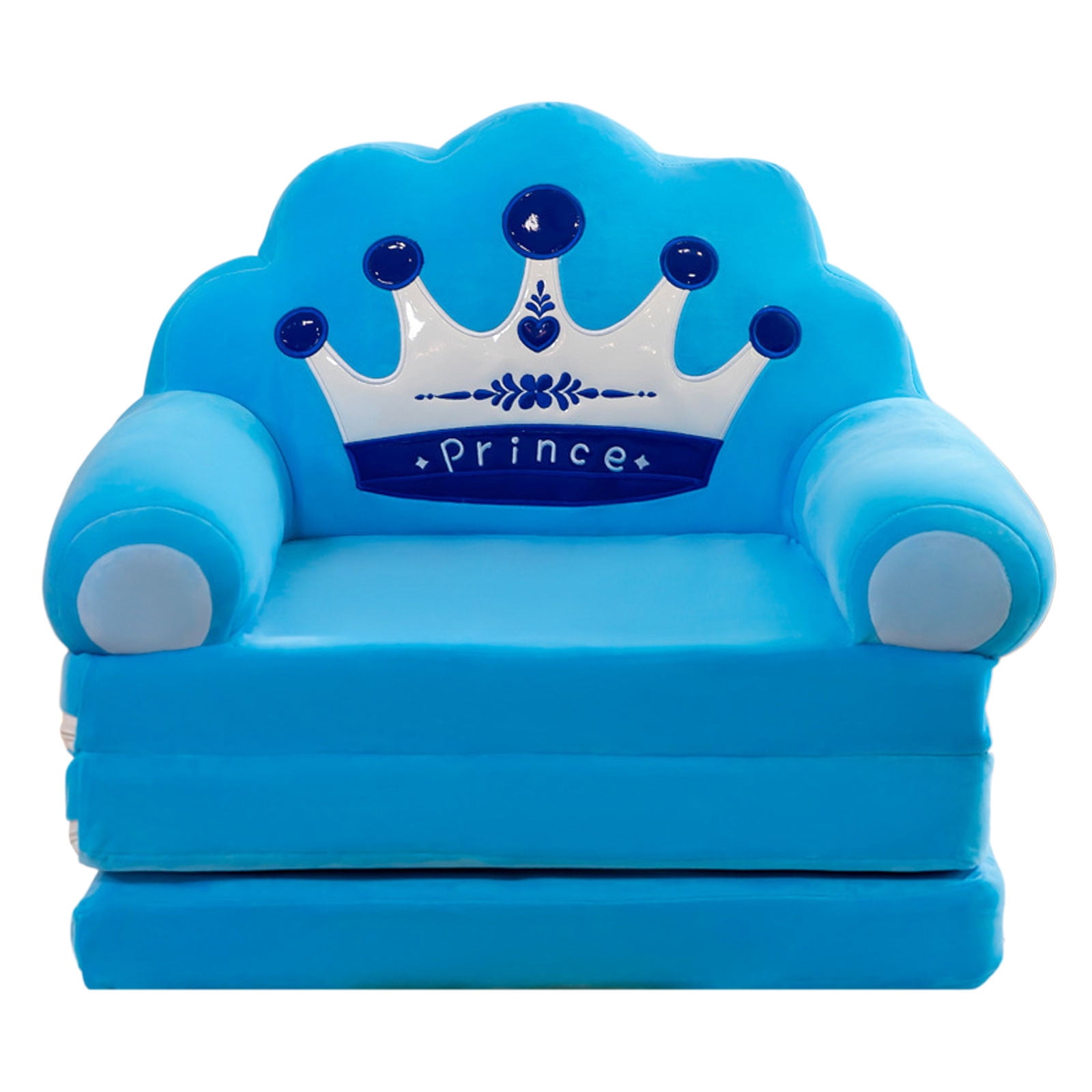 HomeNest Plush Folding Children's Sofa Backrest Armchair 2 In 1 Folding Children's Sofa Cute Cartoon Lazy Sofa Without Padding Or Padding Core