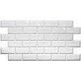 thumbnail image 3 of Panneau Mural 3D en Faux Carreaux PVC Blanc Perle de Dundee Deco, 3,2 Pi X 1,6 Pi, Revêtement Mural de Design Intérieur pour Application Commerciale et Résidentielle, 5 Pi2 Chacun, 3 of 5