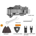 thumbnail image 4 of Oscillating Tool Adapter Kit, Oscillating Tool Adapter Multifunctional Easy Connection Tungsten Steel Fine Workmanship  for Plastic for Cutting, 4 of 7