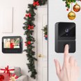 thumbnail image 2 of Sonnette Vidéo Sans Fil à Faible Consommation d'Énergie, Écran Intercom 4,3 Pouces, Moniteur, Réseau Privé 2,4G, Aucun Wi-Fi Requis, 2 of 7