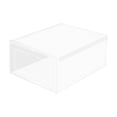 thumbnail image 3 of Iumwxz Shoe Rack Storage Shelves Transparent Shoe Box Plastic Shoe Box Shoe Organiser Shoe Box Organiser Transparent Shoe Rack Drawer Shoe Boxes Shoe Storage White Plastic Today Discount, 3 of 7