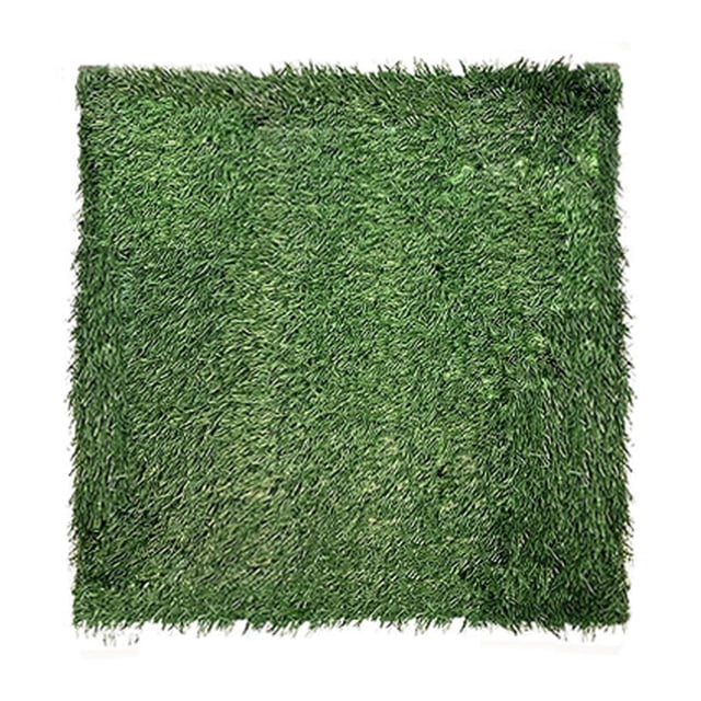 MAOWAPLG Gazon d'Entraînement pour Chiot, un Gazon Artificiel Réutilisable pour Pipi de Chiot en Matériau ABS de Couleur Verte. Idéal pour une Utilisation Intérieure Ou Extérieure, Y Compris les patios et les Balcons, Il Mesure 35x35 cm et Présente un Dos à Drainage Rapide pour un Nettoyage Facile, un Contrôle des Odeurs et un Entraînement Efficace des Chiots.