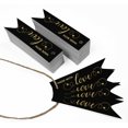 thumbnail image 3 of Inkdotpot Gold Foil Paper Hang Tags Made With Love Text Favor Tags 50 Pieces, 3 of 6