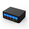 thumbnail image 1 of 65W Multi 4 Port USB Fast Charging Station,Quick Charge QC3.0 PD 20W Wall Charger Hub With LCD For Phone Tablet ,Multi-Device Charger, 1 of 7