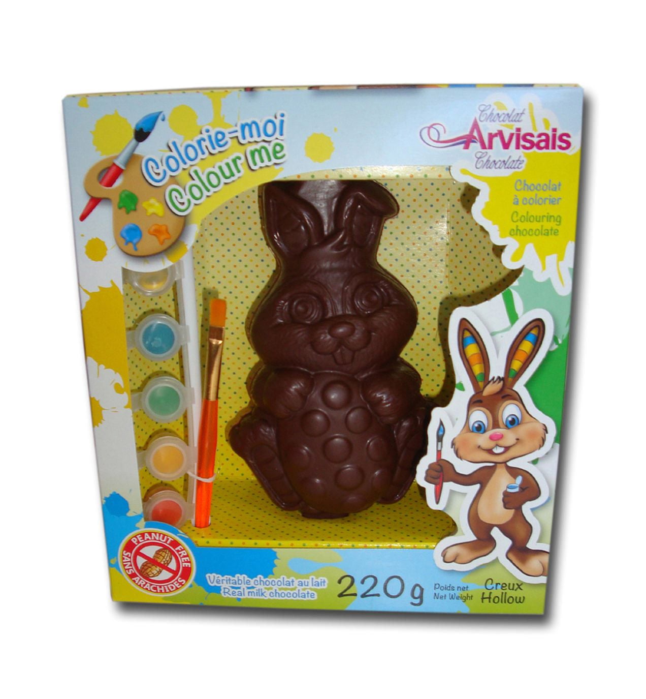 Chocolate Arvisais Rabbit Colour Me