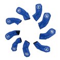 thumbnail image 3 of Club Headcovers,  Iron Head Covers Practical Dustproof 9Pcs With Numbers For Court Red,Blue,Black,White, 3 of 8