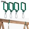 thumbnail image 3 of Mosiee Green Metal Swing Set Accessories 5.78 X 3.8 In: Perfect For Backyard Fun!, 3 of 5