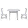 thumbnail image 3 of Accessoire de Maison de Poupée, Chaise de Maison de Poupée 1:12, Chaises de Modèle Blanc de Maison de Poupée de Table pour la Maison 3pcs / Ensemble de Chaise de Table, 3 of 8