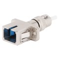 thumbnail image 3 of Adaptateur de Fibre Optique, Connecteur Optique Monomode ST Connecteur Optique Monomode Bride de Fibre Optique Performance Supérieure, 3 of 14
