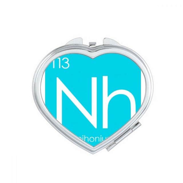 Chestry Elements Period Table Poor Metals Nihonium Nh Mirror Travel Magnification Portable Handheld Pocket Makeup