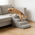 thumbnail image 1 of Deeceymbur Foam Pet Stairs for Dogs Cats Non Slip Surface Washable Cover Portable Step Ramp Supportive Design for Senior Small Medium Pet Indoor Rest, 1 of 6