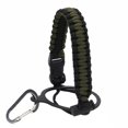 thumbnail image 1 of Poignée de Bouteille d'Eau Extérieure Corde de Parachute Sangle de Transport pour Bouteille Accessoire Extérieur, Vert Armée, 1 of 7