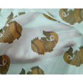 thumbnail image 4 of oneOone Silk Tabby Fabric Fish Block Print Fabric By Yard 42 Inch Wide, 4 of 4