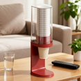 thumbnail image 4 of TIELUTT Sturdy Cup Holder Rack for Kitchen Counter Organizer with Drying Tray and Storage Shelf Metal Dish Rack Kitchen Drying Rack Bag Drying Rack Dish Drying Tray Dish for, 4 of 4