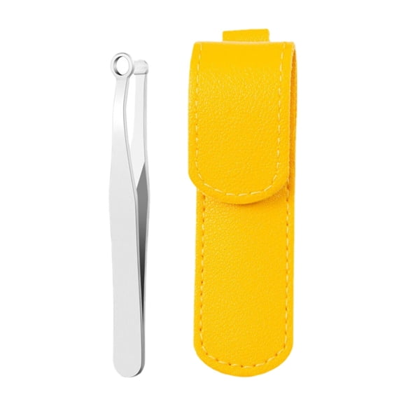 Pince à Épiler pour Poils du Nez Outil de Retrait Multifonction Pince à Sourcils Tête Ronde