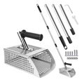 thumbnail image 2 of BKER Sand For Metal Detecting Metal Detector Sand Flea Rake For Beach With Slip Handle Heavy Duty Stainless Steel Sand Shovel With Long Handle Ideal For Underwater T, 2 of 5
