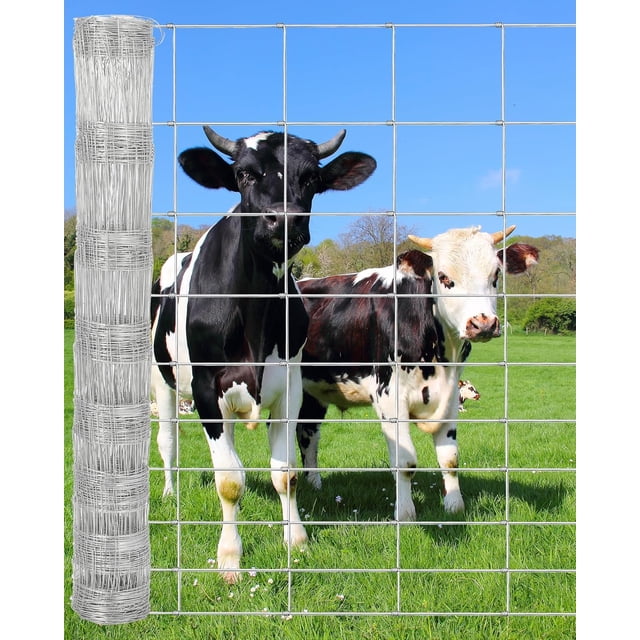 Bingirl 5ft x 164ft Durable Rust - Resistant Chain Link Fence for Yard Protection, Livestock, Poultry, or Ranch