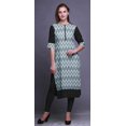 thumbnail image 2 of Bimba Straight Tunic Tops Women Printed Kurta Summer Tunic, 2 of 6