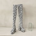 thumbnail image 4 of Cameland Patchwork Serpentine Platform Ultra High Heel Winter Ladies Over The Knee Boots, 4 of 7