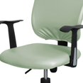 thumbnail image 2 of Baohd Split Office Chair Cover Dustproof Waterproof Rotating Chair Protector Green Seat Cover, 2 of 9