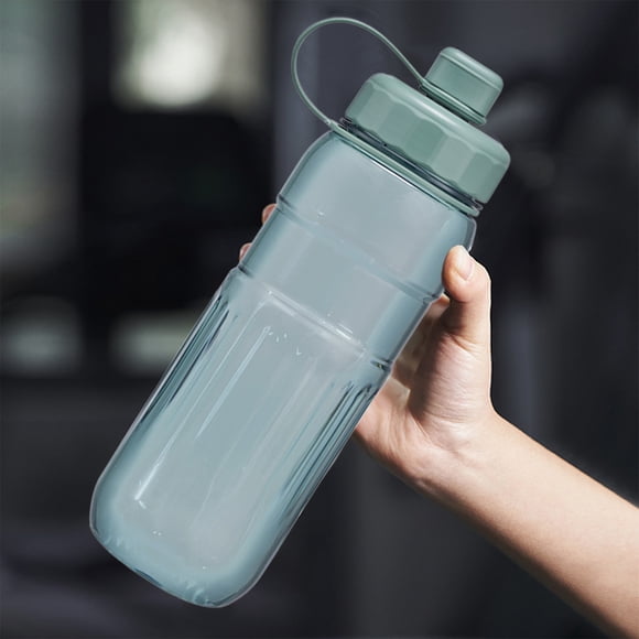 Gourde de Sport - Gobelet en Plastique Grande Capacité pour L'Exercice, Bouteille Transparente Portable et Résistante, Vert, JKODE