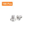 thumbnail image 3 of Unique Bargains M1.6x0.35x2mm Lot de 100 Vis Plates Rondes en Métal pour Machine à Entraînement Phillips, 3 of 5