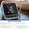 thumbnail image 4 of Path Pharm Premium Blood Pressure Monitor - High Accuracy Blood Pressure Machine for Home Use - Clear LED Display, Adjustable Arm Cuff 22-42cm - Automatic Heart Rate Monitor - USB & Battery Powered, 4 of 7