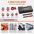 thumbnail image 2 of VEVOR Ratcheting Pipe Threading Tool Set, 1/4" NPT - 1-1/4" NPT Hand Ratcheting Pipe Threading Tool, Portable Pipe Threading Tool Set with 6-Piece NPT Dies, 2 of 9