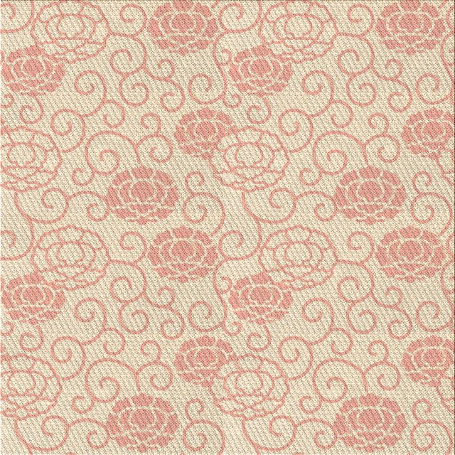 Ahgly Company Machine Washable Indoor Square Transitional Vanilla Gold Area Rugs, 7' Square