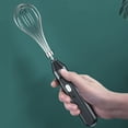 thumbnail image 5 of TIELUTT Hand Held Automatic Egg Beater Household Baking Tool C Egg Whisk Milk Cap to Send Coffee Brewer Pot Stirrer Automatic Rainbow Kitchenware Pancake Mixer Mini Cooking Set Metal Shakers, 5 of 5