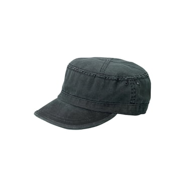 Top Headwear Casquette Camouflage Délavée aux Enzymes - Noir