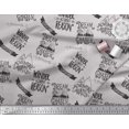 thumbnail image 2 of Soimoi Gray Rayon Fabric Dream Chaser Text Print Fabric by the Yard 42 Inch Wide, 2 of 5