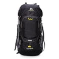 thumbnail image 2 of Sac à Dos de Randonnée Imperméable 60 L Camping Alpinisme Cyclisme Sac à Dos Sac de Sport Extérieur avec Housse de Pluie, 2 of 7