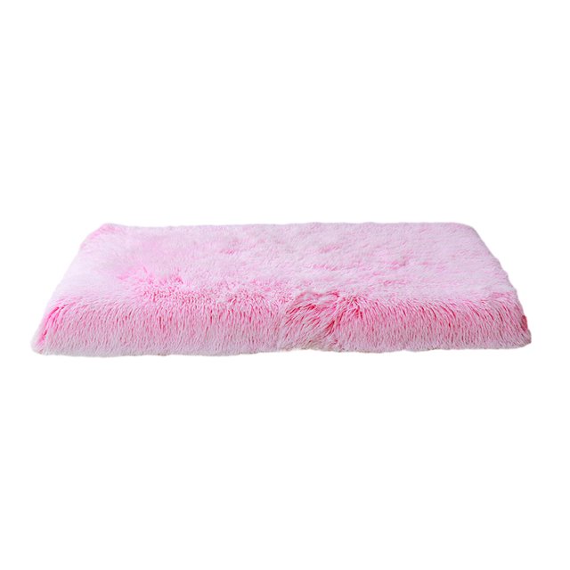 kurtrusly Lit pour Chien Convenant à Toutes les Races Bon Rapport Qualité-Prix Facile à Nettoyer Coussin pour Animal Rose Blanc P 40*30*5cm 1Ensemble