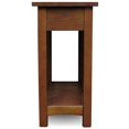 thumbnail image 4 of Leick Furniture Mission Wood End Table in Medium Oak Brown, 4 of 7