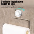 thumbnail image 4 of Toilet Paper Roll Rack Wall Mounted 180 Degree Rotation Easy Use For Bathroom Kitchen And Washroom, 4 of 7