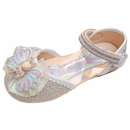 FhsagQ Slippers Girls Slippers Size 4 Big Kid White Girls Sandals Fashion New Pattern Cute Rabbit Diamond Decorative Flat Bottom Comfortable Princess Shoes Kids Shoes Slippers Size 13 Boys White 25