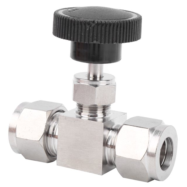 Fosa Robinet d'Eau de Commande en Acier Inoxydable Robinet à Aiguille Durable, Délicat pour une Connexion Forte Eau Gaz Liquide Installation Répétable à Haute Pression