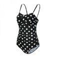 thumbnail image 1 of Women‘s Summer One Piece Tummy Control Swimwear Boyleg Ruched Swimsuit Stripes XL, 1 of 6