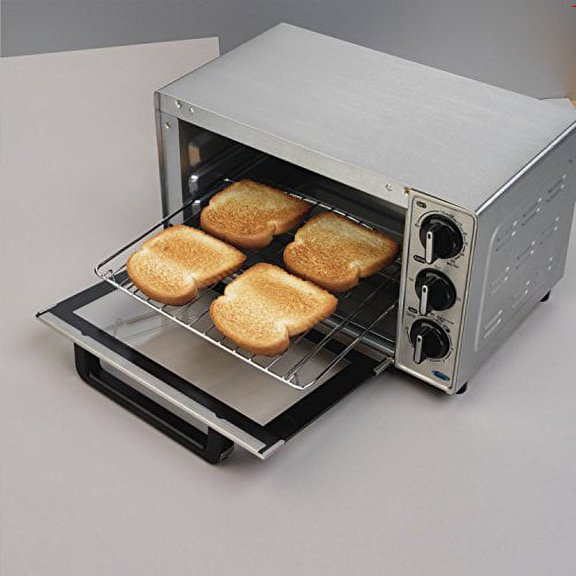 Refurbished Hamilton Beach 31401 Stainless Steel 4 Slice Toaster Oven Broiler