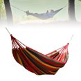 thumbnail image 4 of Hamac Portable Extérieur, Grand Espace Hamac de Jardin Confortable Polyester Coton Anti-Basculement pour Camping Coloré, 4 of 7
