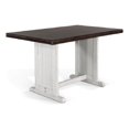 thumbnail image 1 of Orso Counter Height Dining Table-60 Inch Rectangular-Off White Brown, 1 of 5