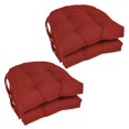 thumbnail image 1 of Coussins de Chaise Capitonnés en Sergé Uni en Forme de U de 16 Pouces (Ensemble de 4), 1 of 2