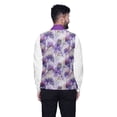 thumbnail image 3 of Atasi Feather Printed Wedding Jackets For Men Nehru Jacket Waist Coat For Wedding & Festive Season-Medium, 3 of 4