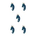 thumbnail image 2 of Wweixi Coat Hooks Easy To Install And Wide Application For Added In Daily Life Retro blue (horse) 5Set, 2 of 6